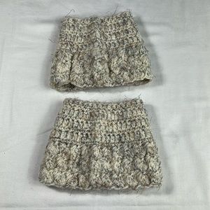 Handmade Cream Boot Cuffs